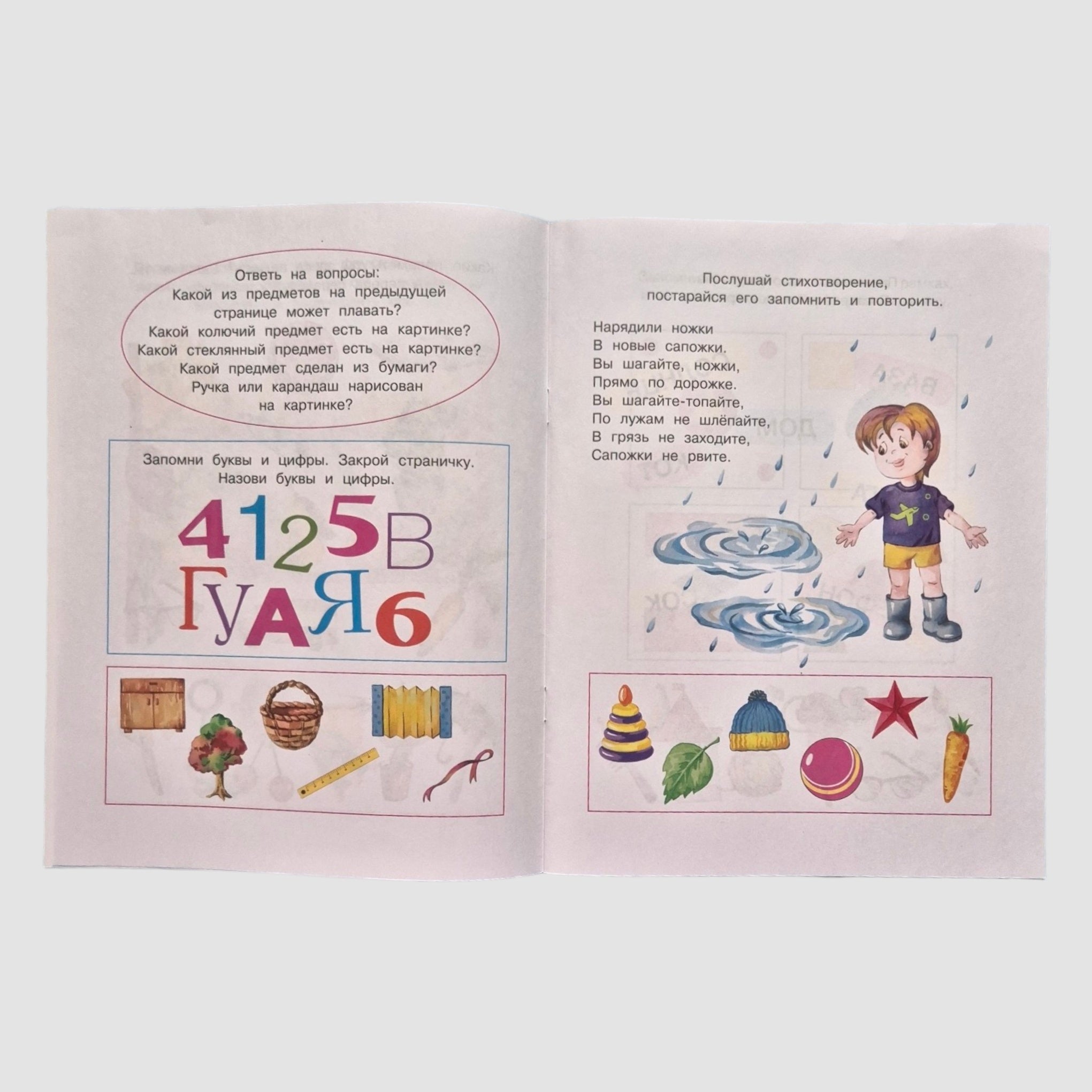 Запомни картинки. Развиваем память (5-6 лет)