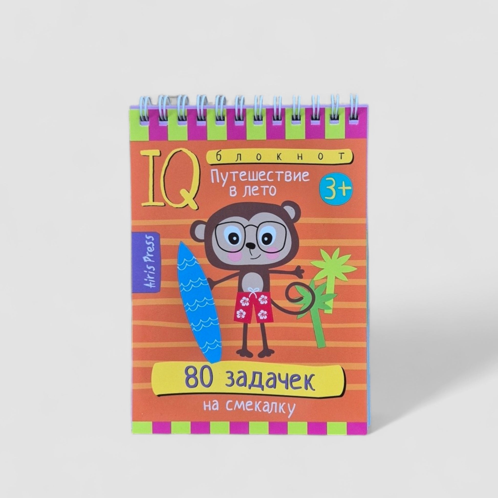 IQ блокнот (3+). 80 задачек на смекалку. Путешествие в лето