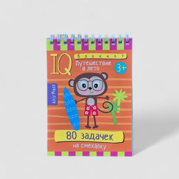 IQ блокнот (3+). 80 задачек на смекалку. Путешествие в лето