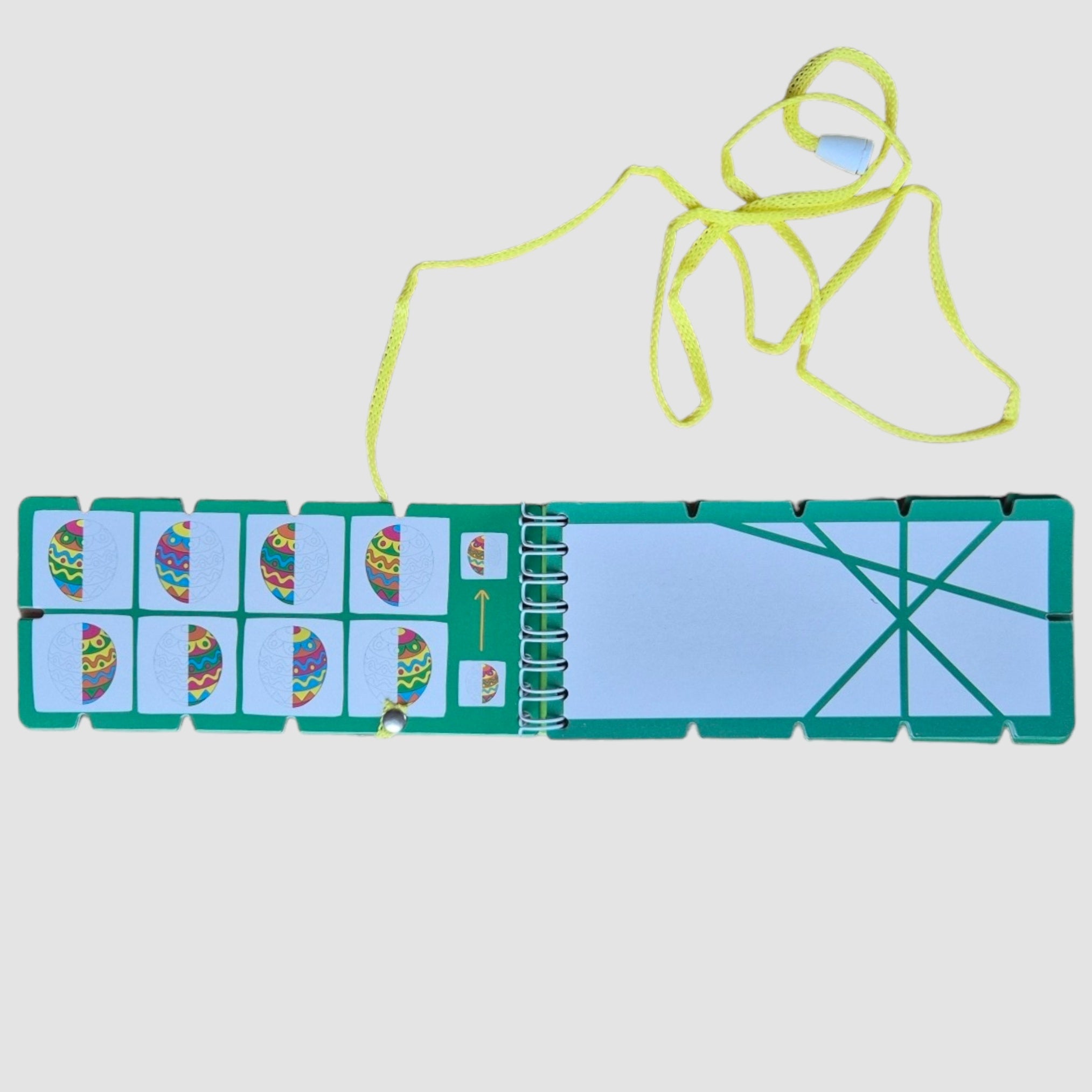 IQ игры со шнурком. Учимся различать цвета и формы