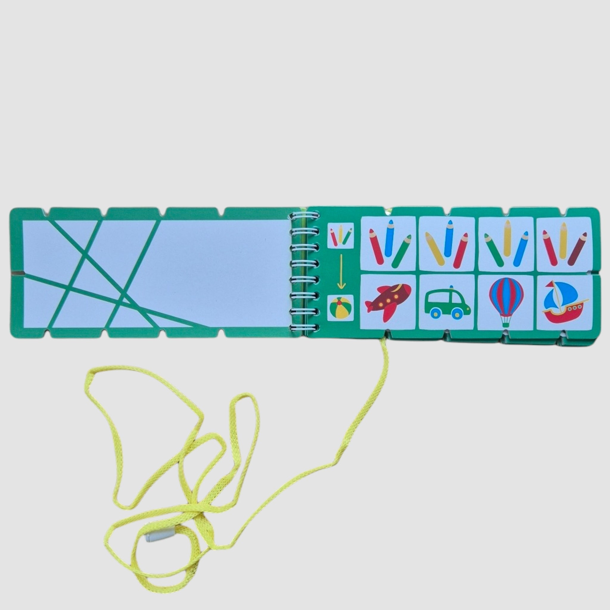 IQ игры со шнурком. Учимся различать цвета и формы