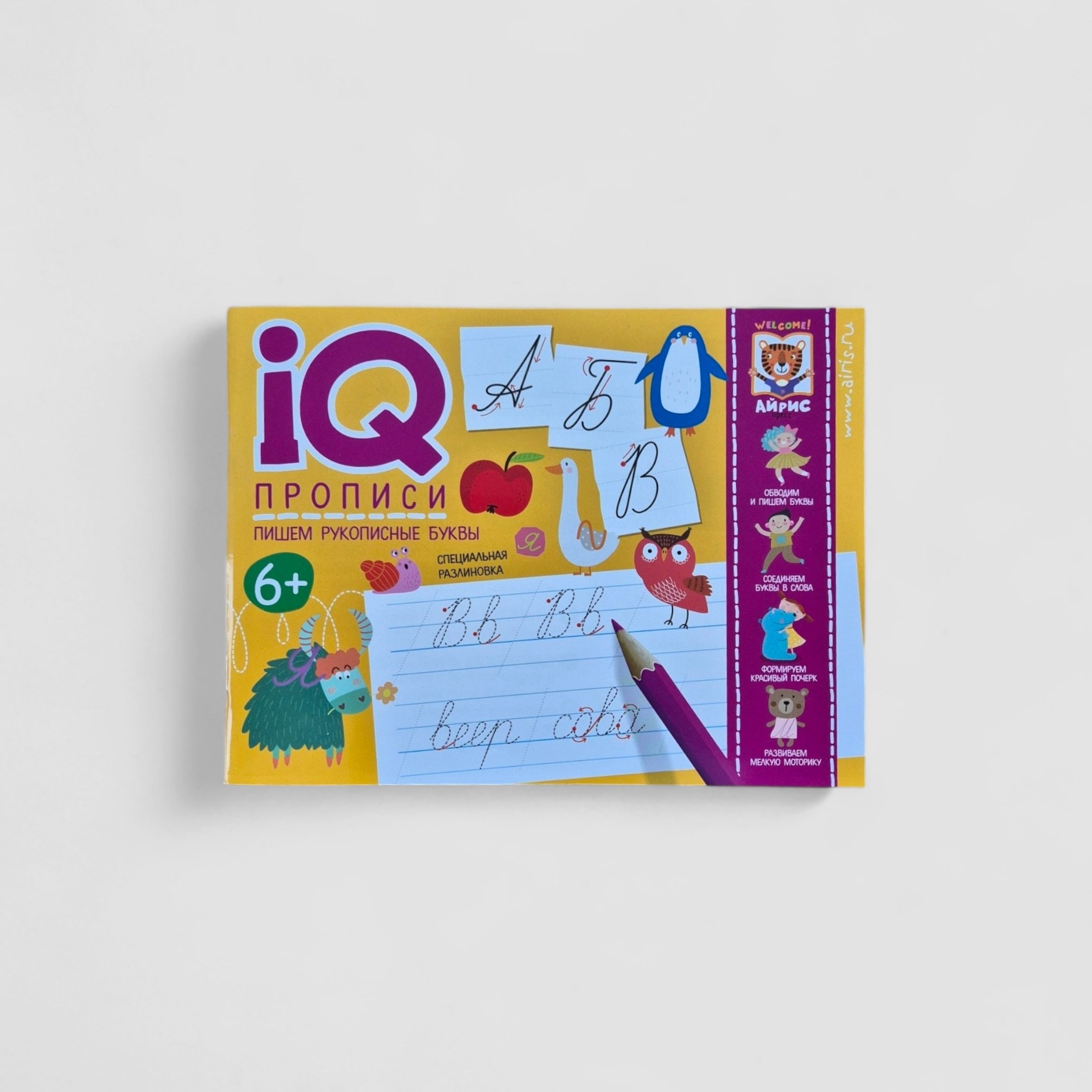 IQ прописи. Пишем рукописные буквы