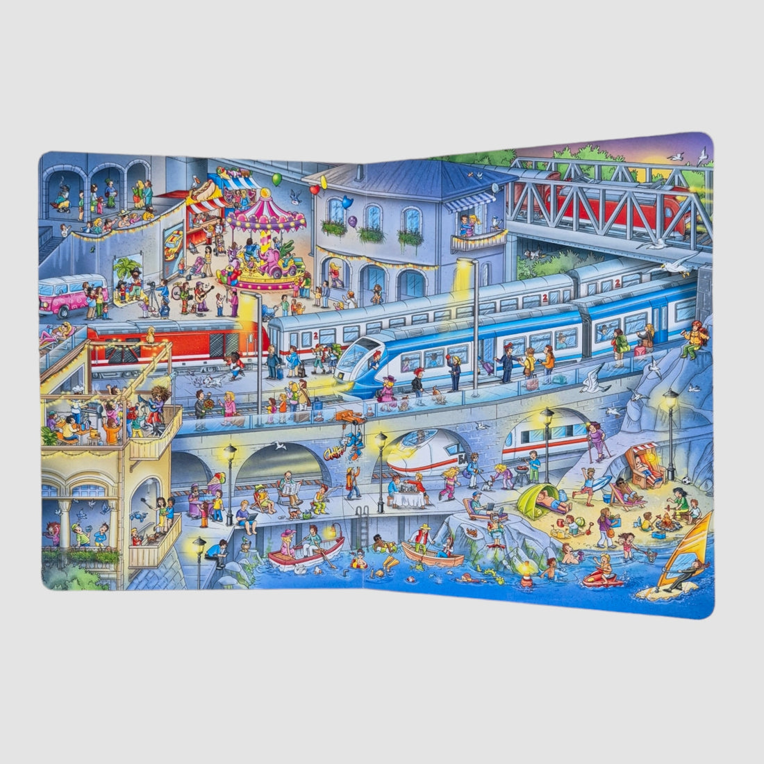 Поезда. Виммельбух