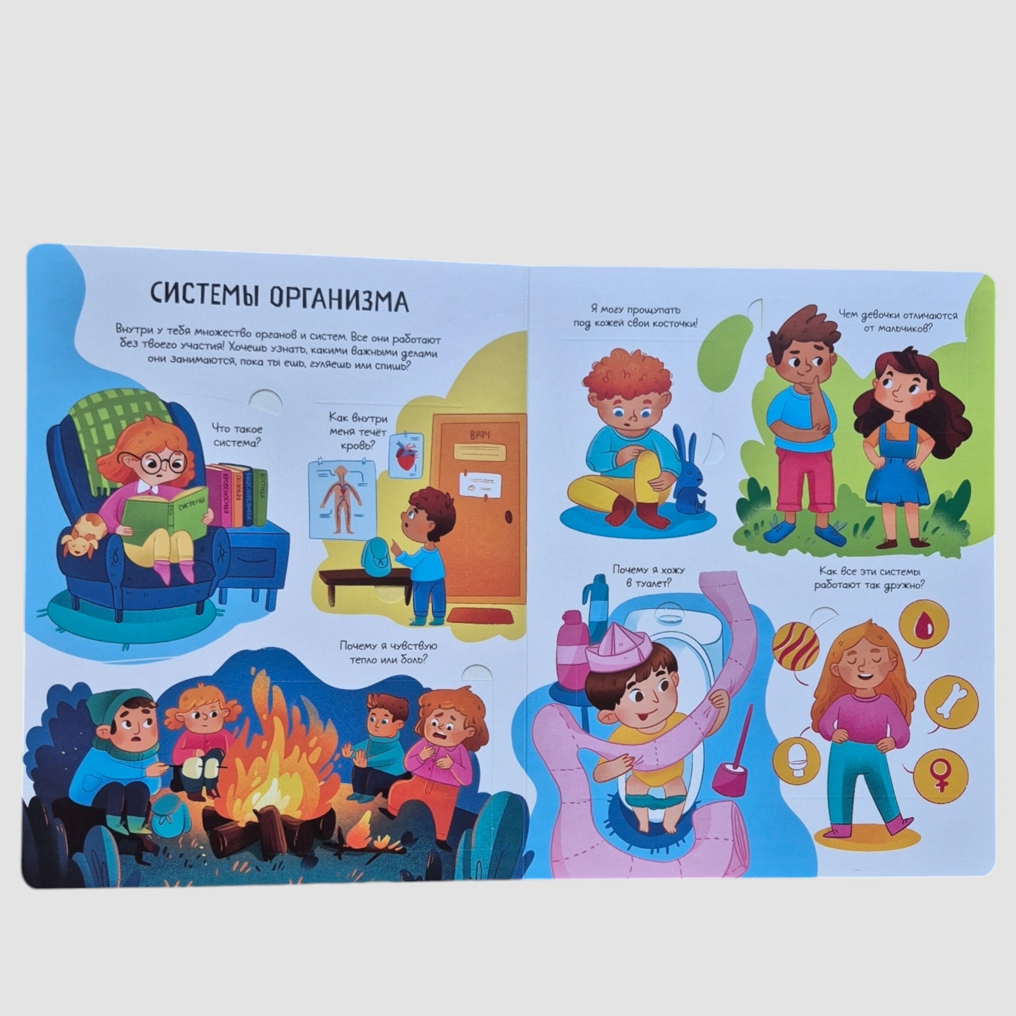 The human body. Open and study!