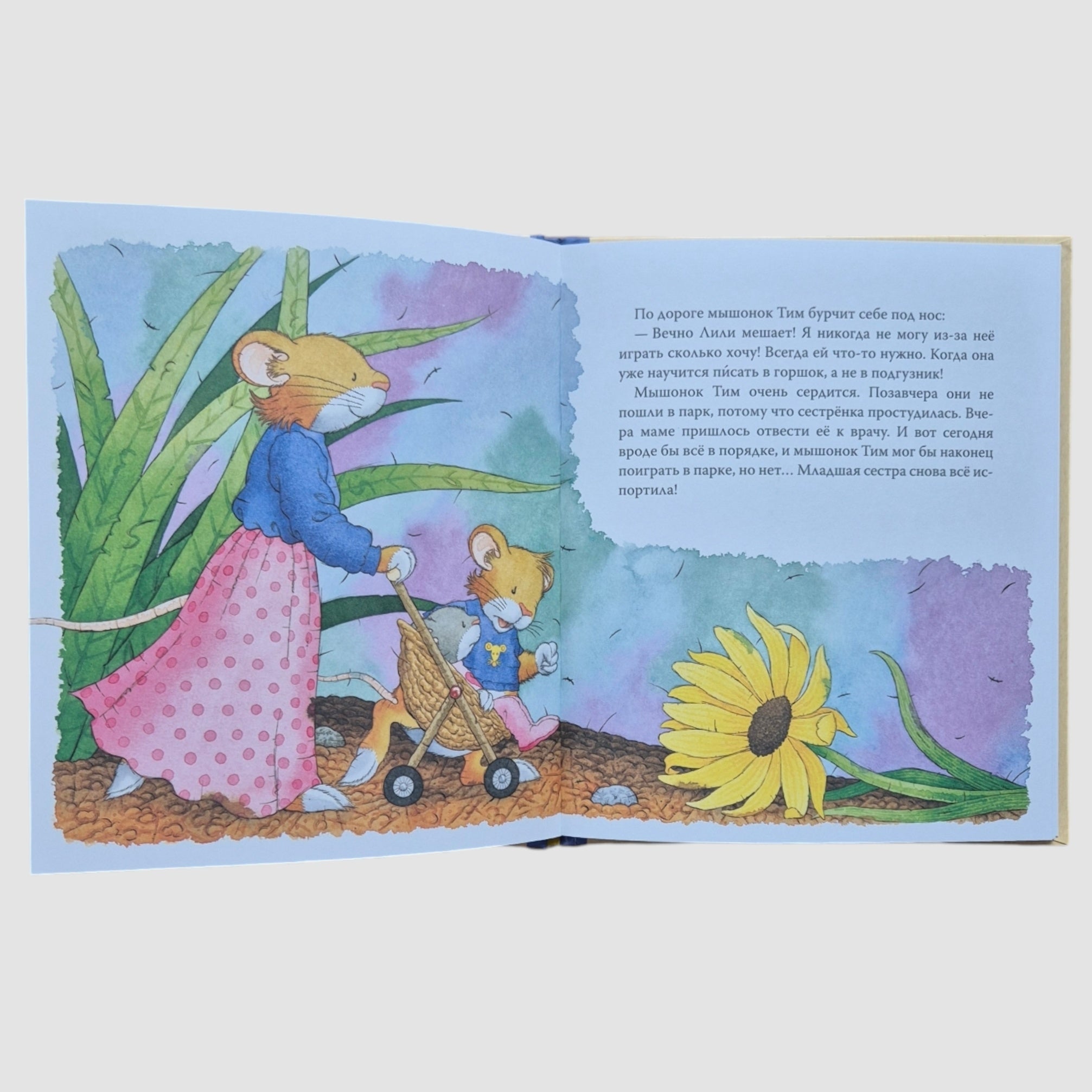 Мышонок Тим приучает сестренку к горшку