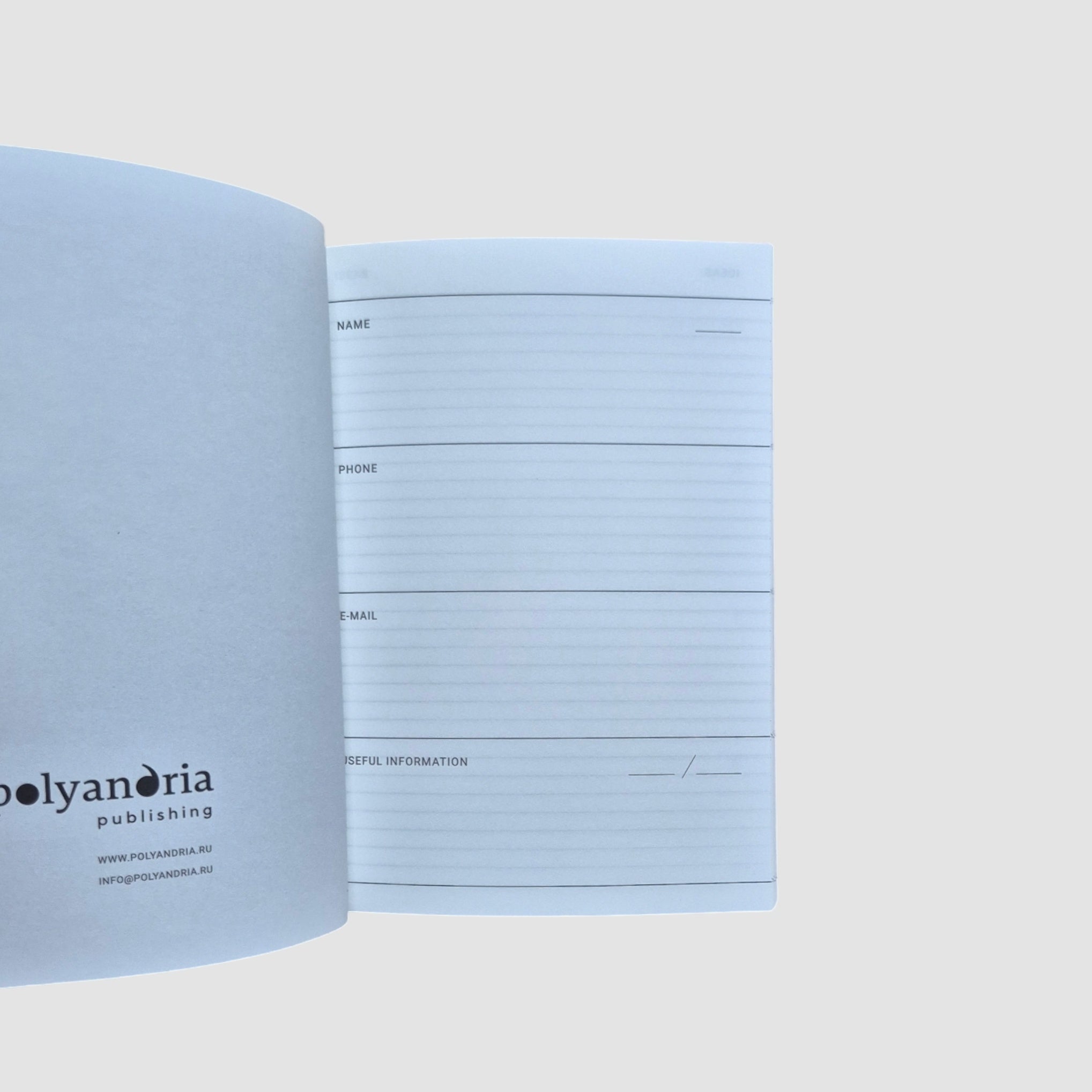 Blue glider WISH IT. PLAN IT. DO IT.