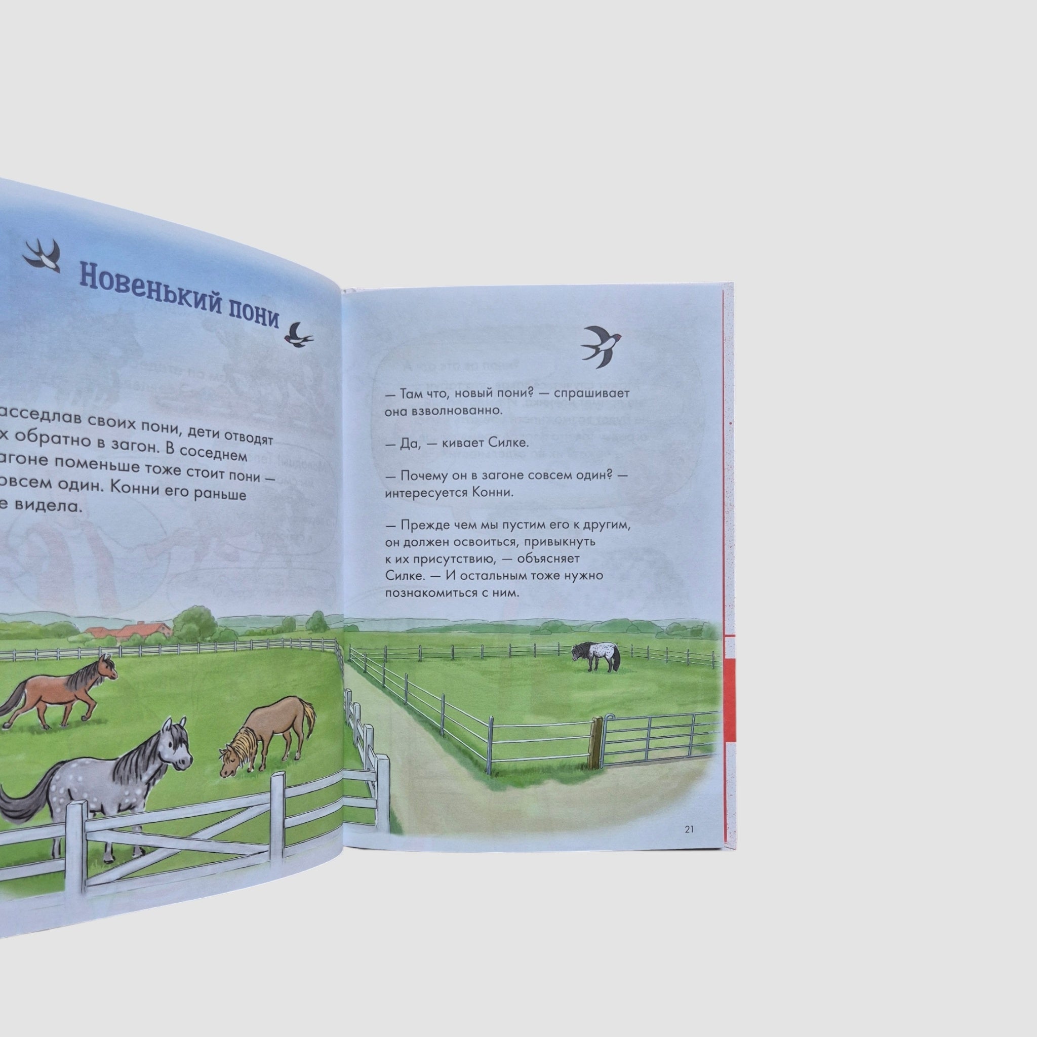 Новичок на конюшне. Комиксы с Конни