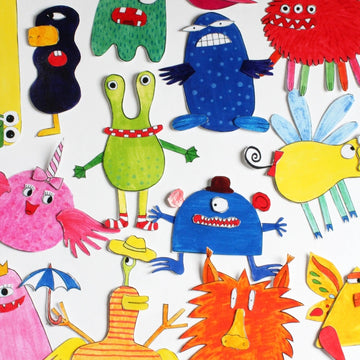 Бумажный игровой набор Чудики