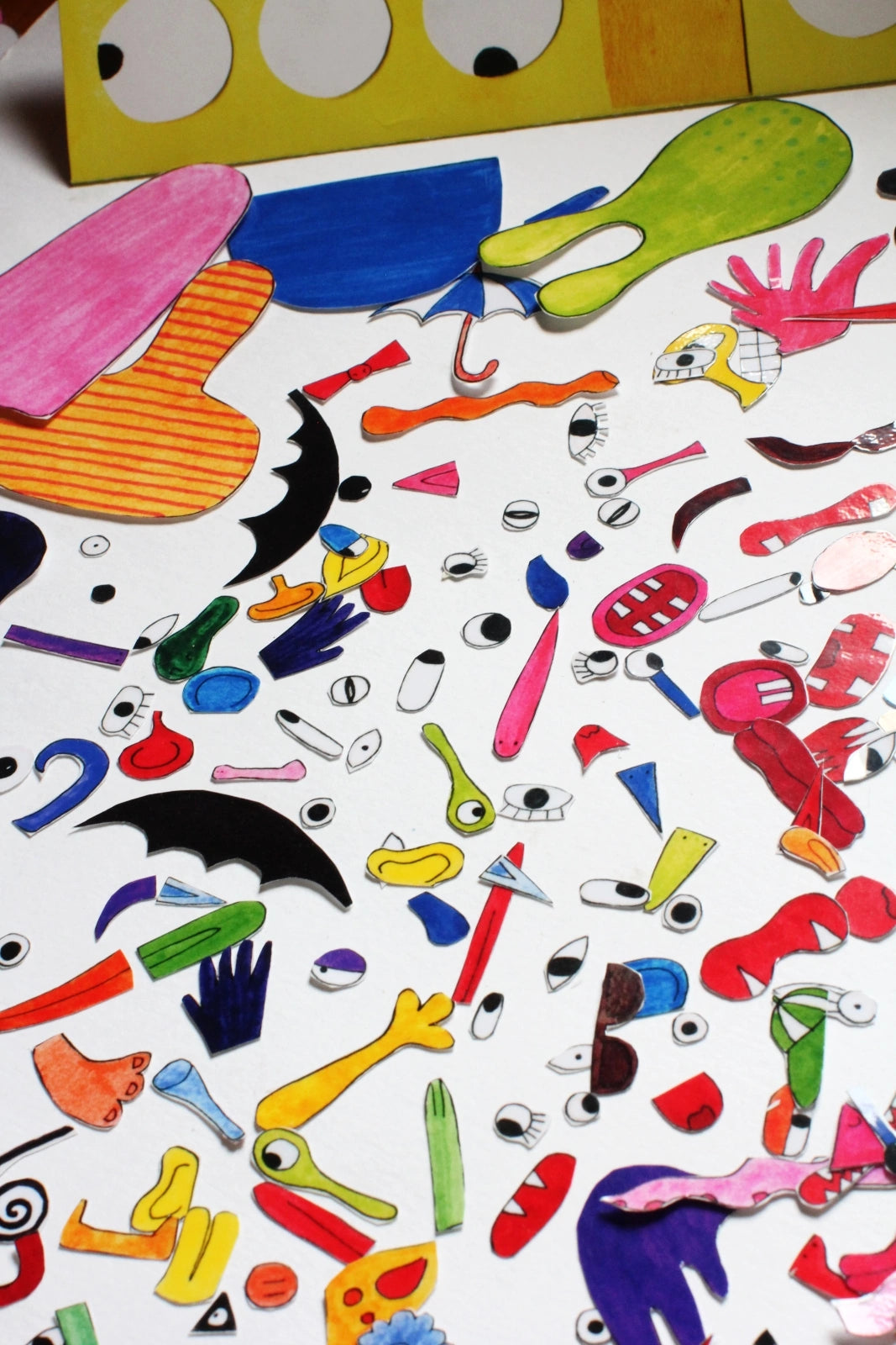 Бумажный игровой набор Чудики