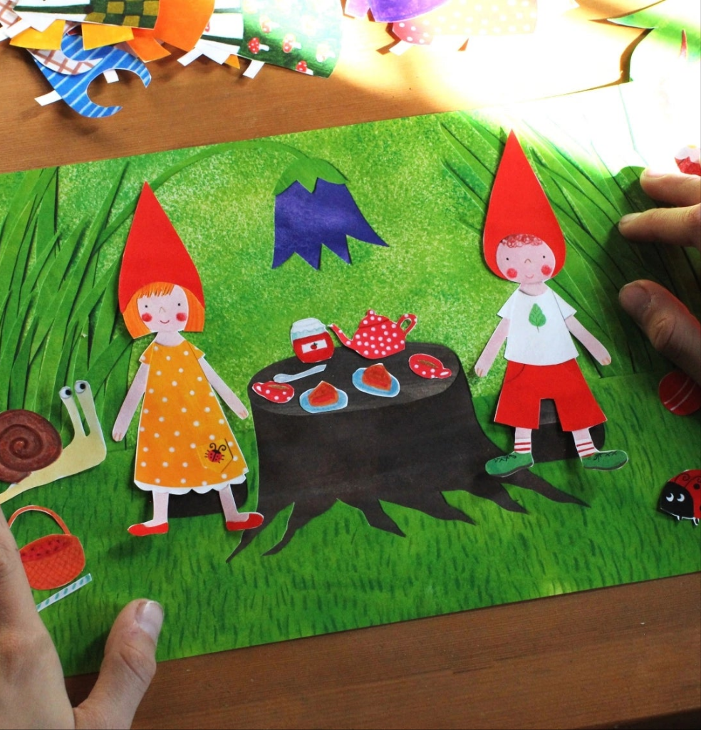 Paper play set Gnomes-babies