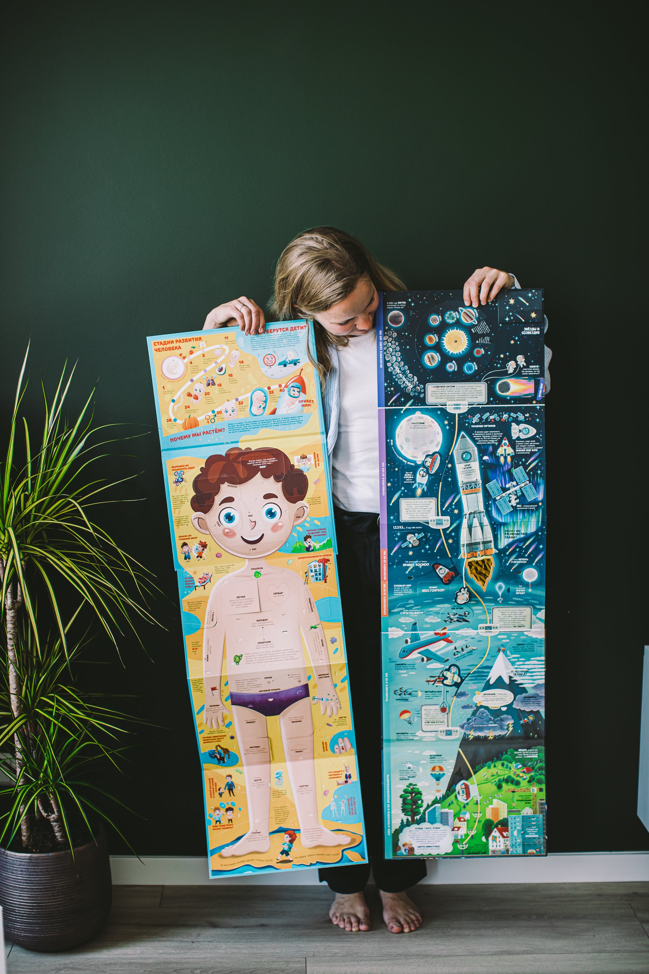 Что внутри человека? Книга с окошками