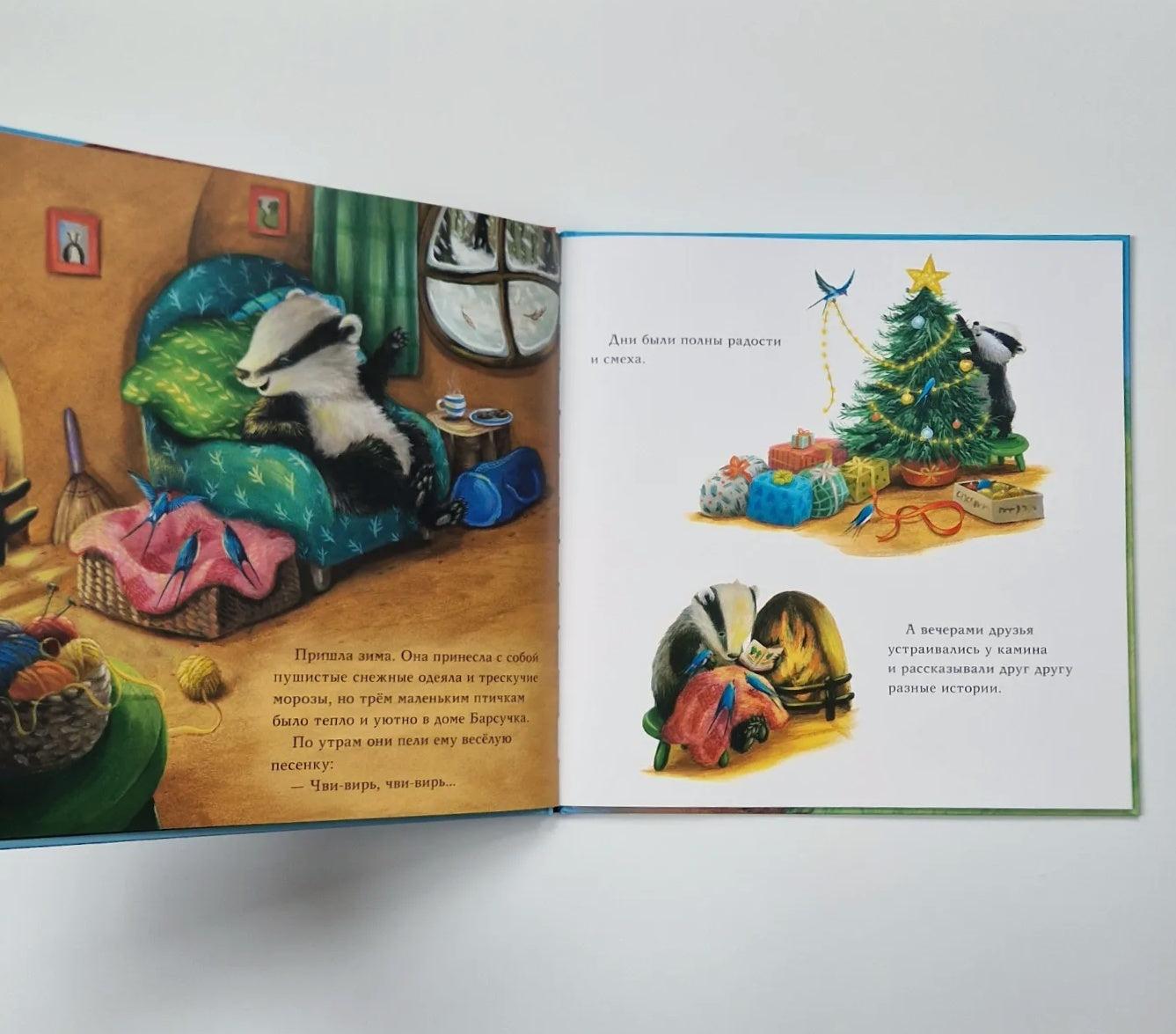 Барсучок и большая птица