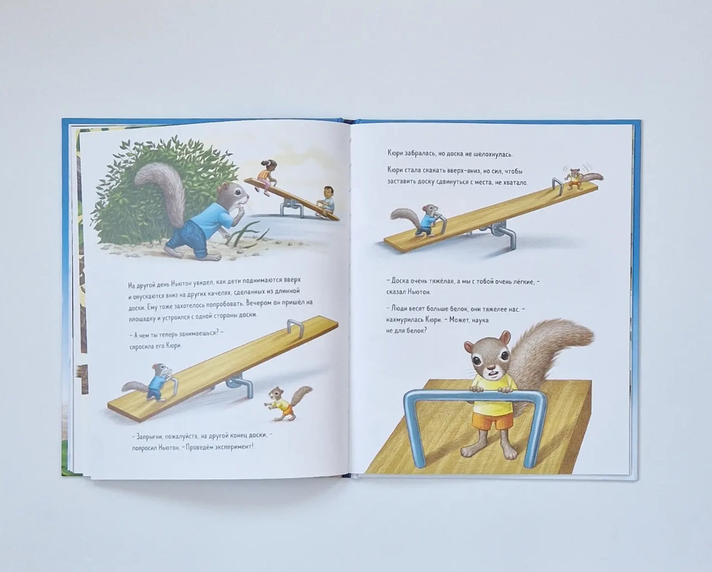 Ньютон и Кюри: любознательные бельчата