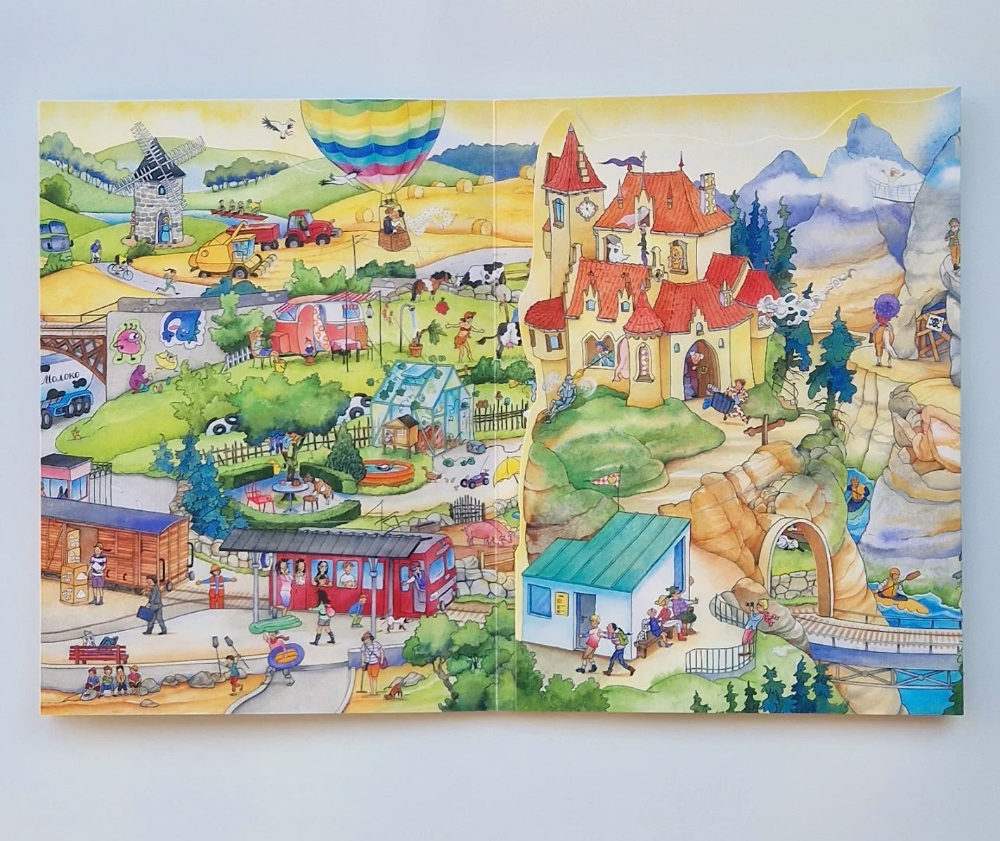 Добро пожаловать на поезд! Виммельбух