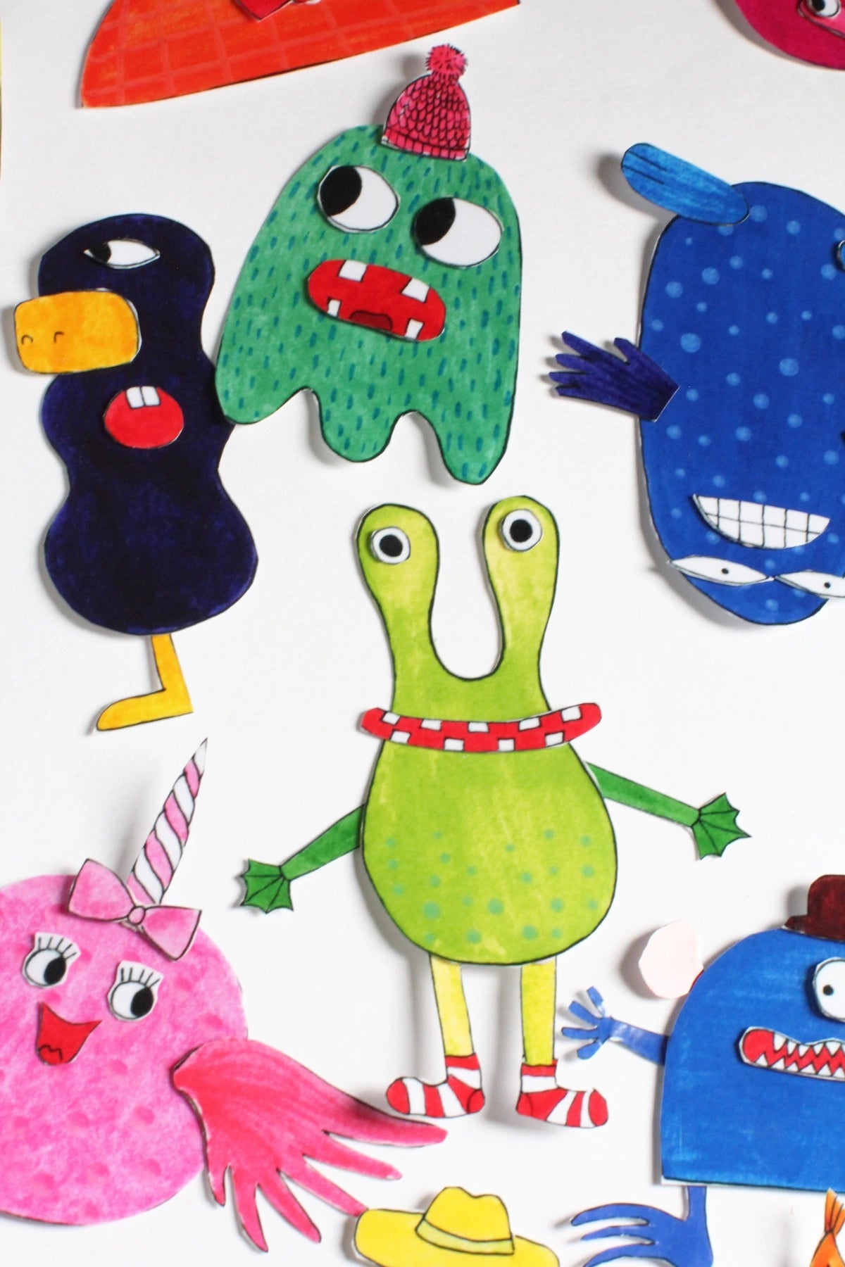 Бумажный игровой набор Чудики