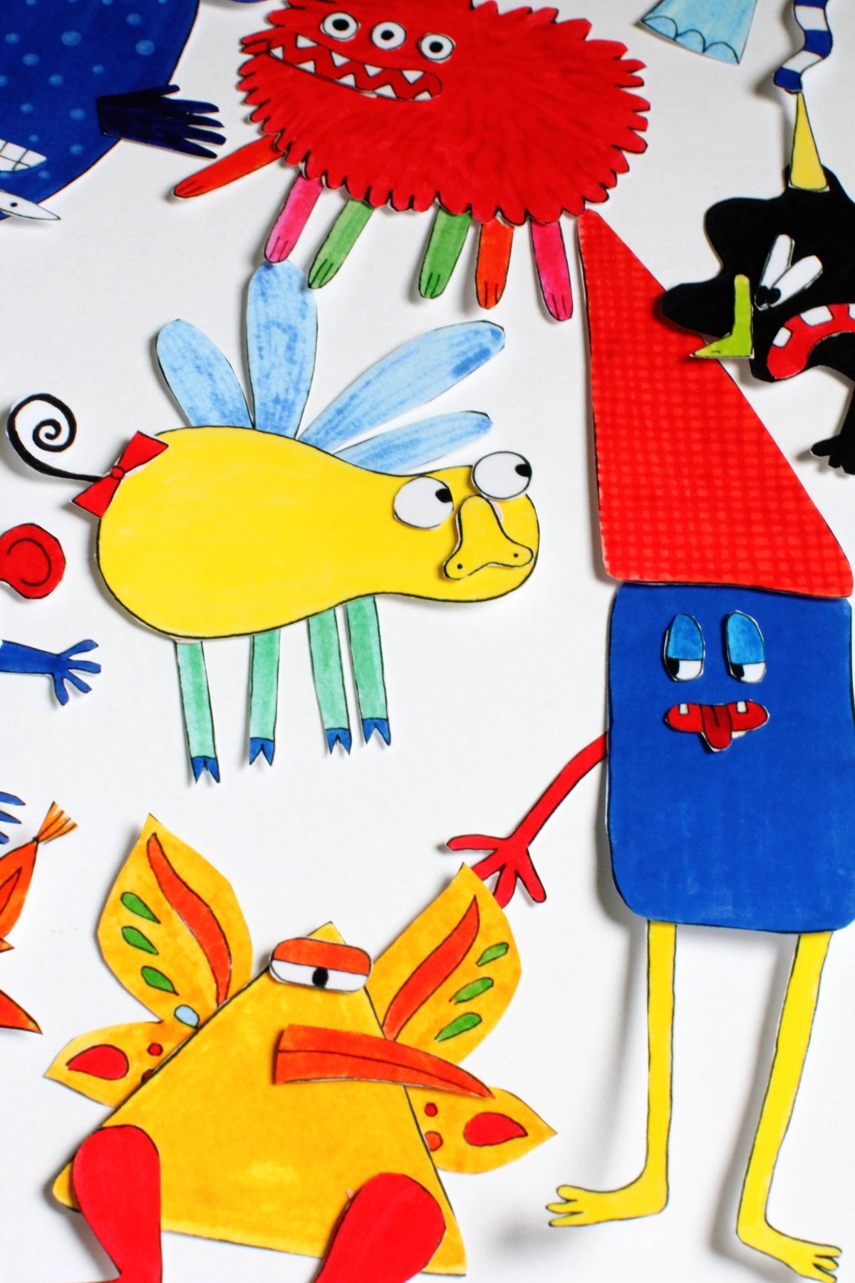 Бумажный игровой набор Чудики