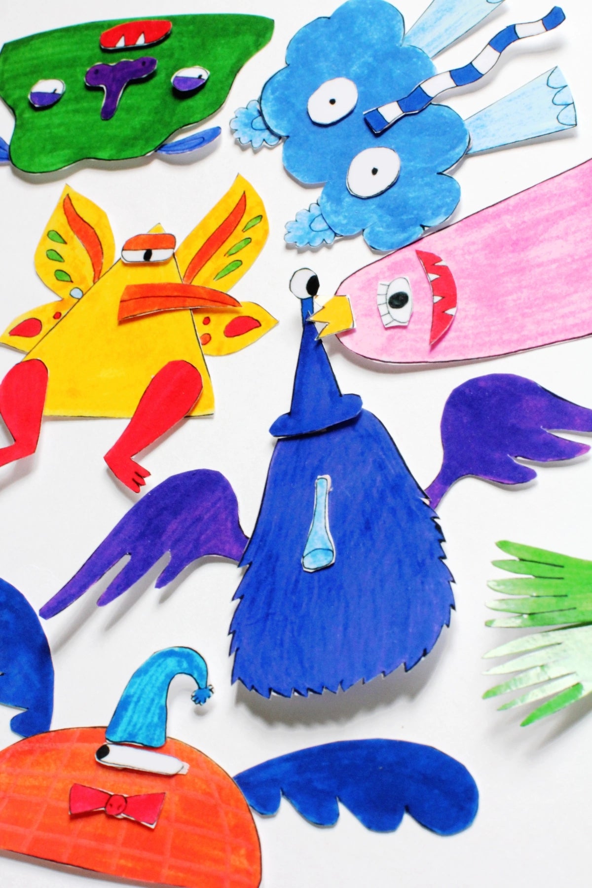 Бумажный игровой набор Чудики