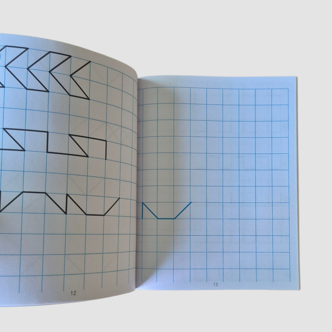 Continue the pattern. Draw on the cells
