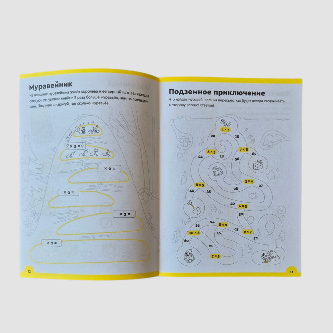 Column Multiplication. 8-9 years old (part 1)