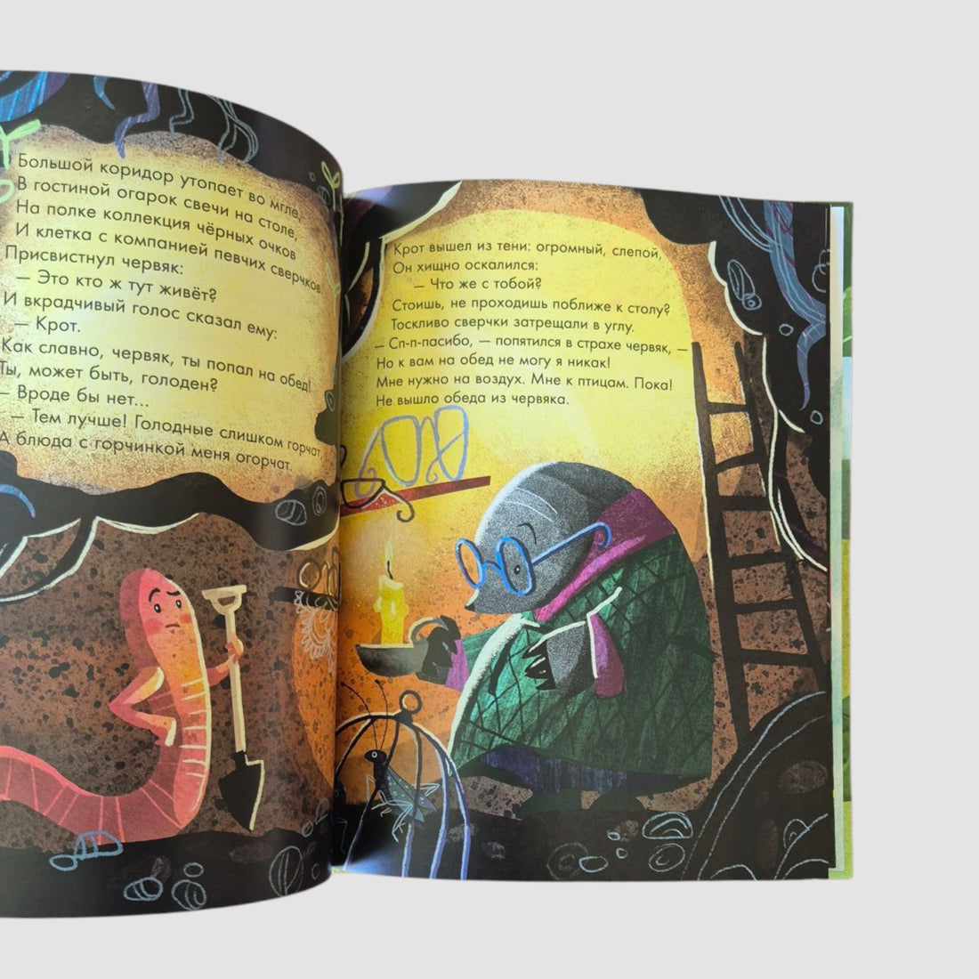 Как червяк к птицам ходил