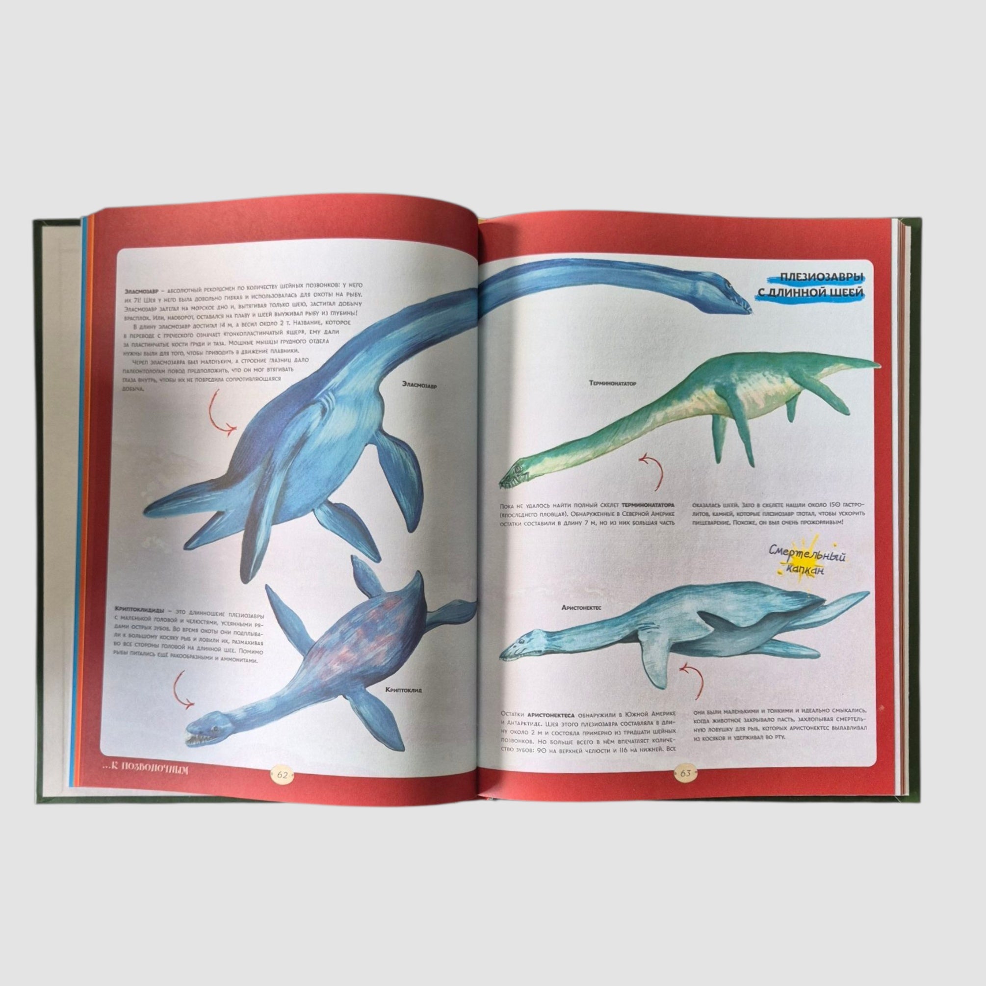 Большая энциклопедия о больших динозаврах