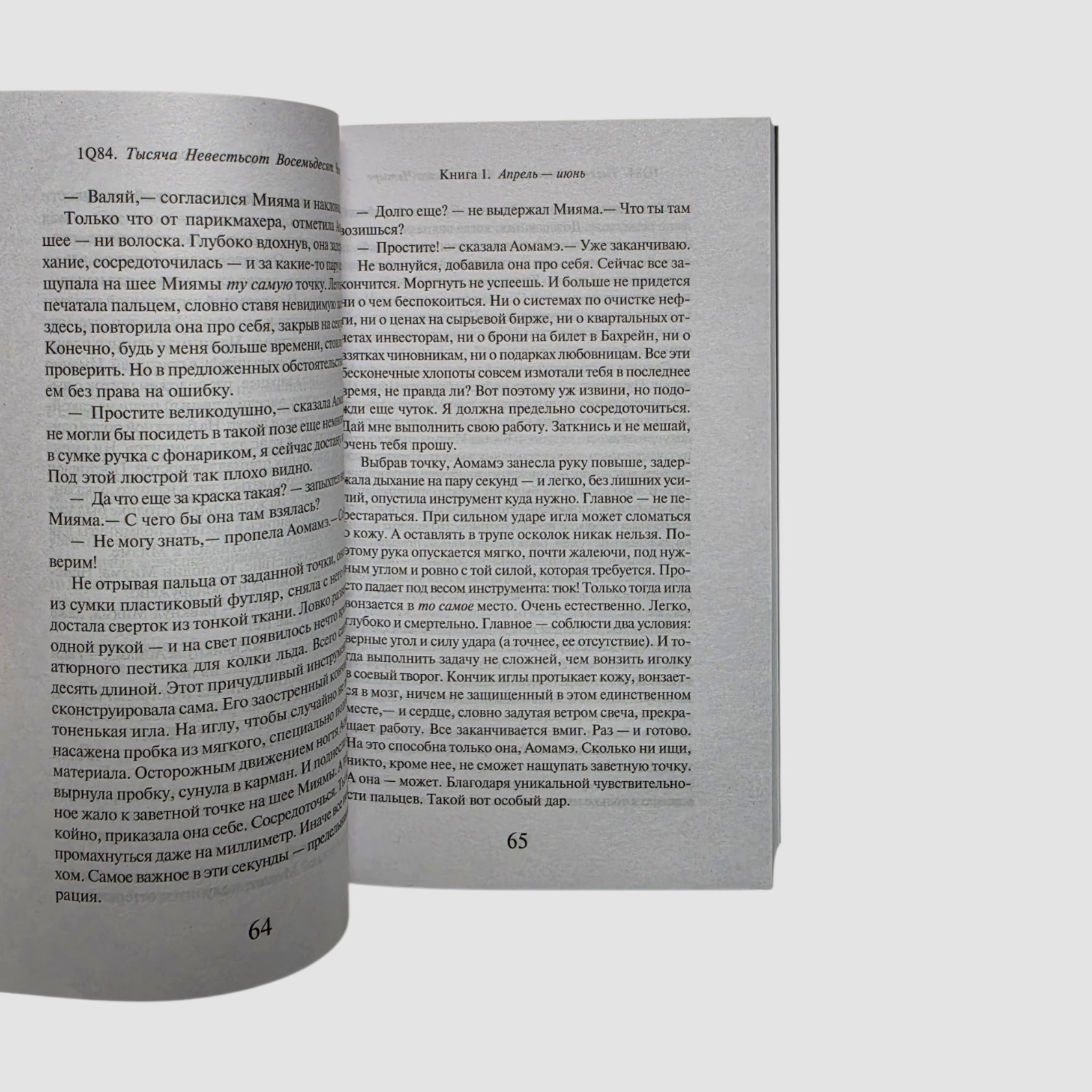 1Q84. Тысяча Невестьсот Восемьдесят Четыре. Книга 1. Апрель — июнь