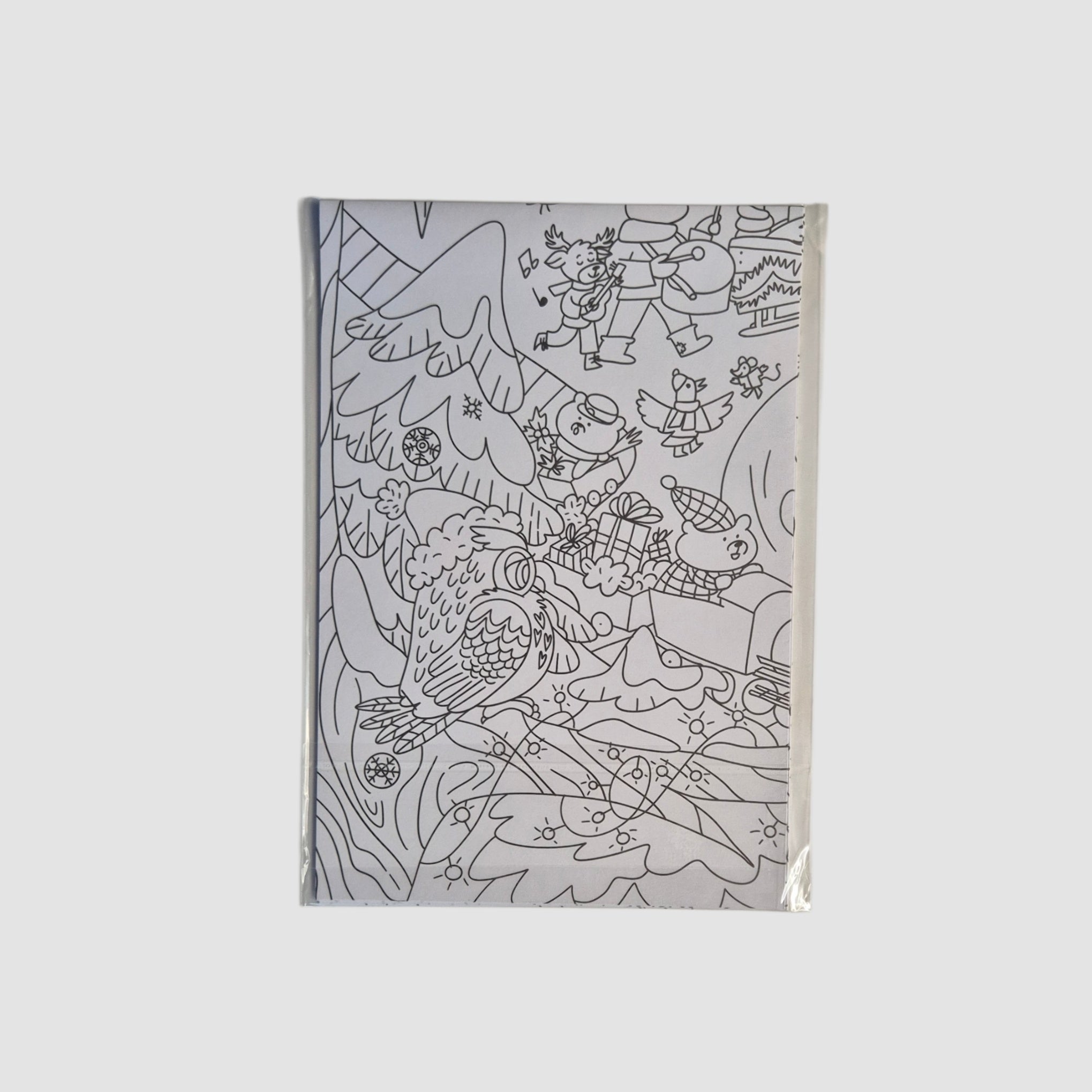 Зима в лесу. Раскраска-плакат