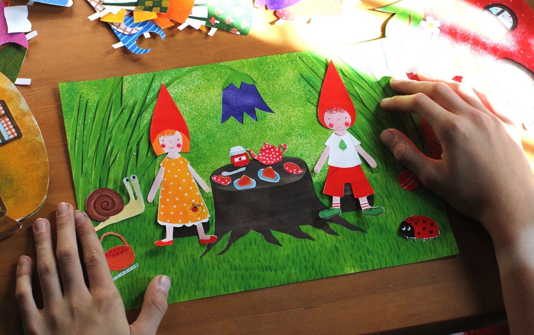 Paper play set Gnomes-babies