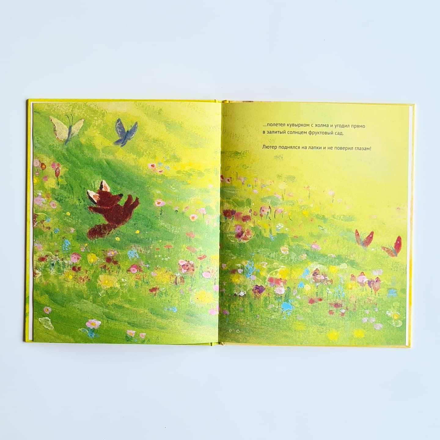 Лисенок Лютер и весенний сад