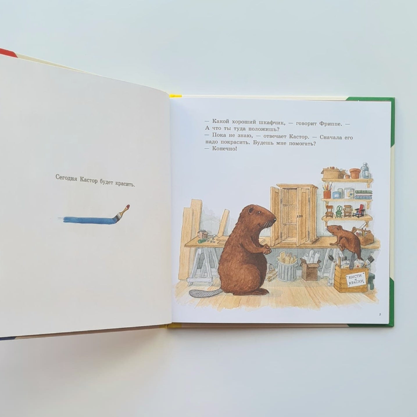 Кастор и краски