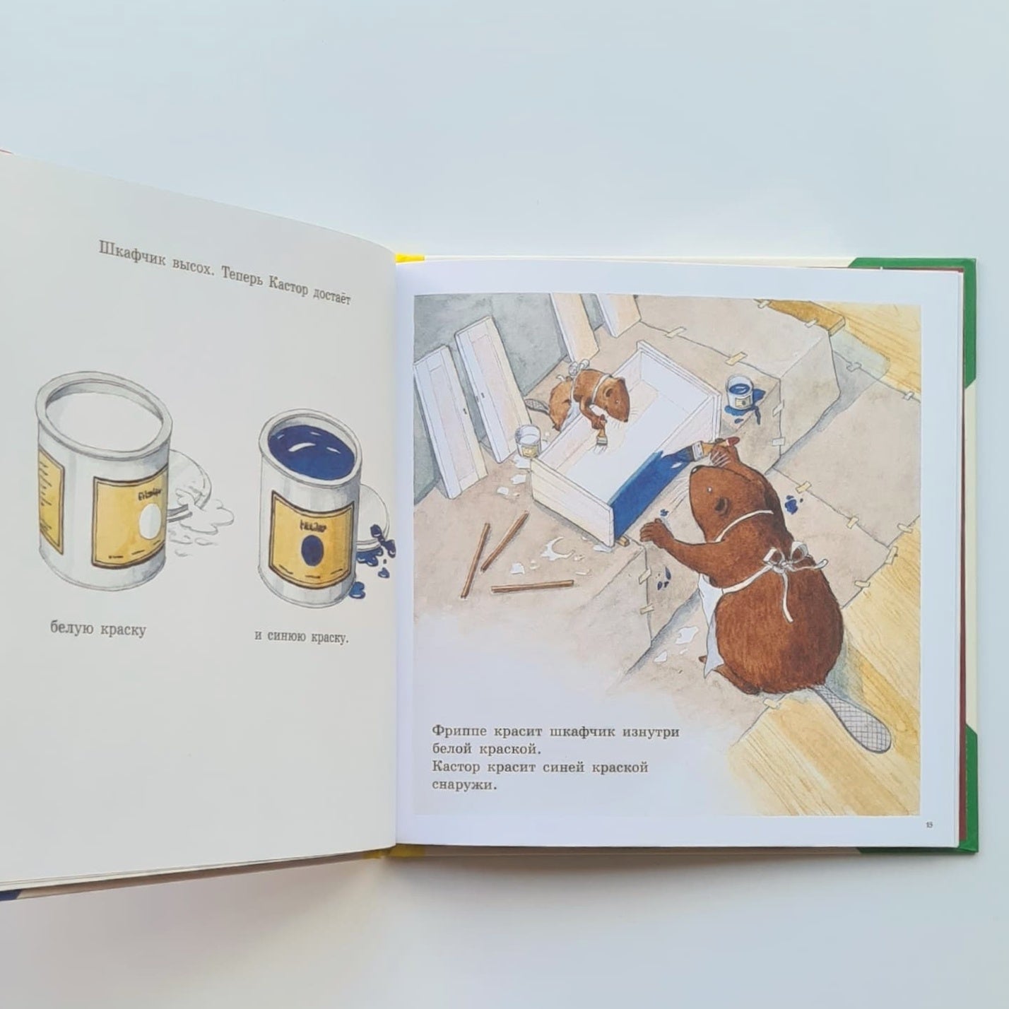 Кастор и краски