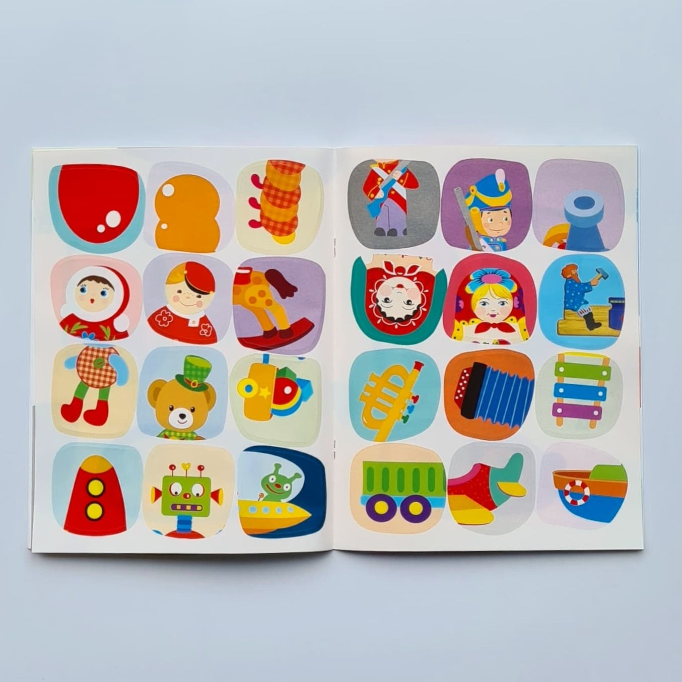 My First Educational Stickers. Halves. Toys