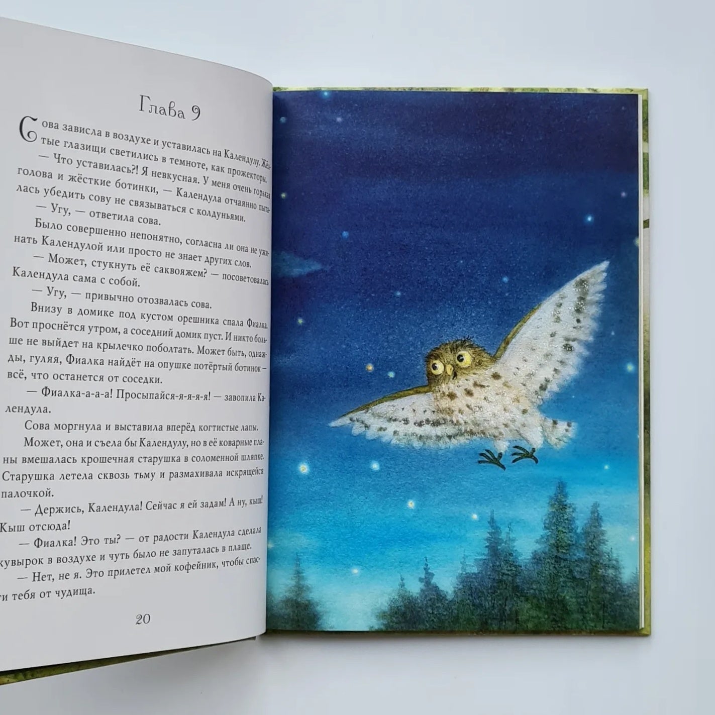 Fairy Violet, the sorceress Calendula and a bunch of bears