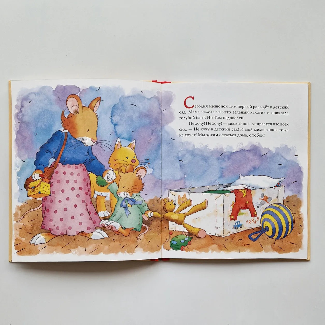 Tim the mouse goes to kindergarten