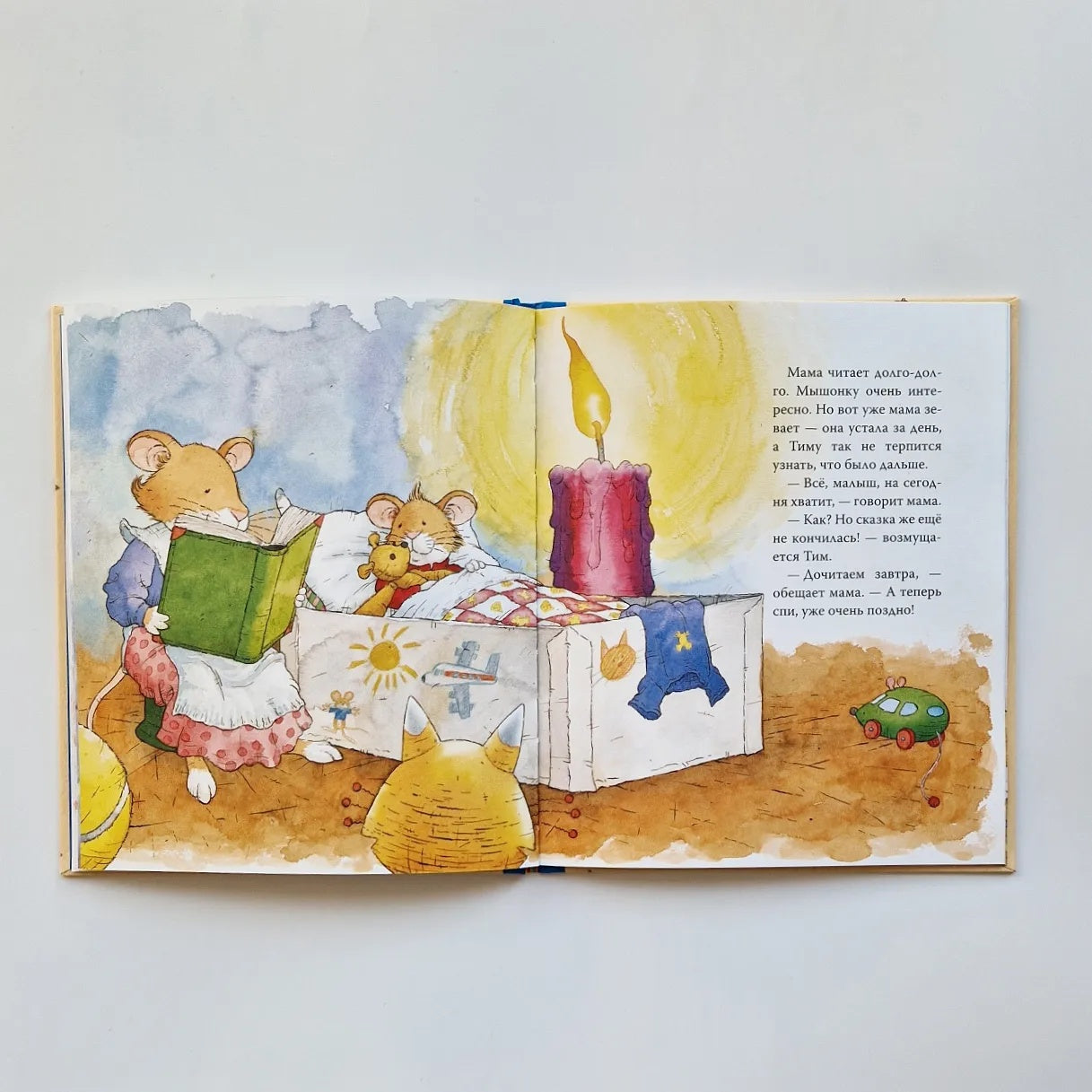 Мышонок Тим не хочет спать