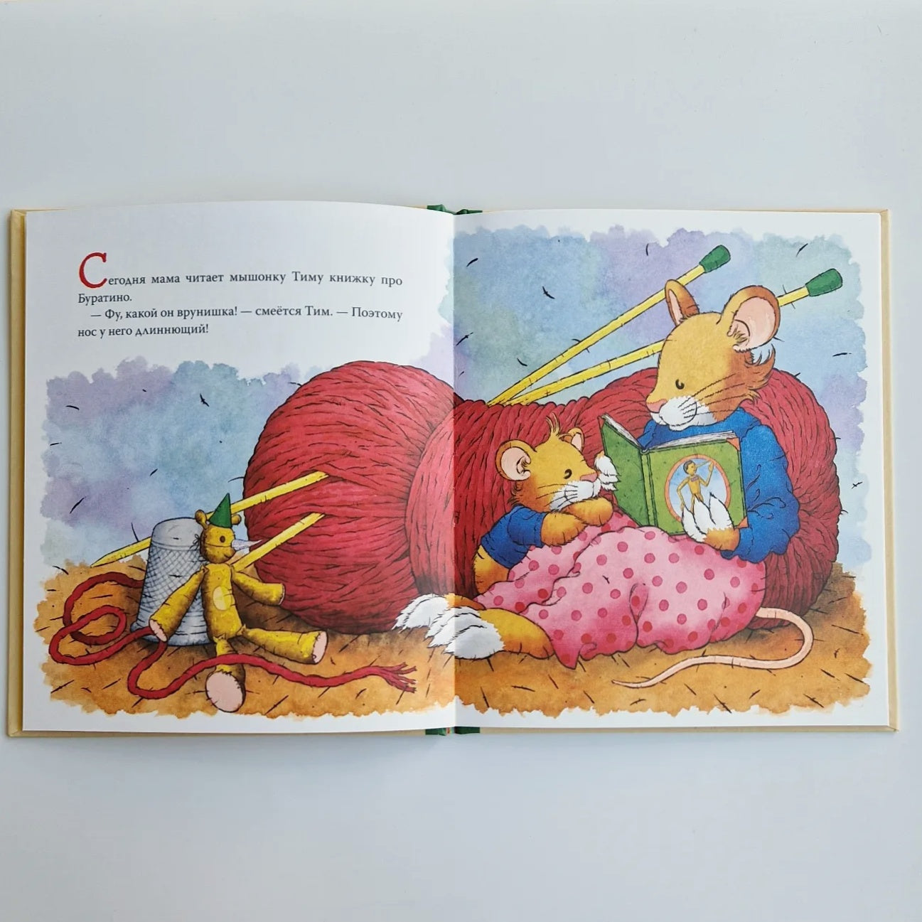 Tim the mouse is telling a lie