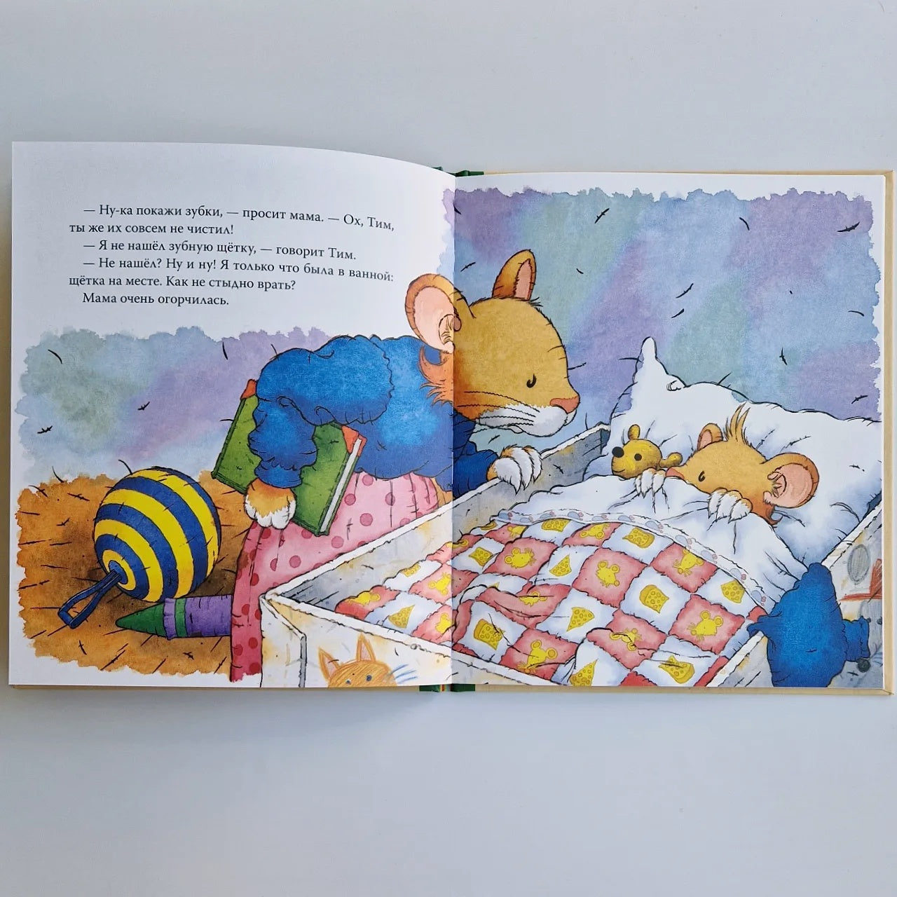 Tim the mouse is telling a lie