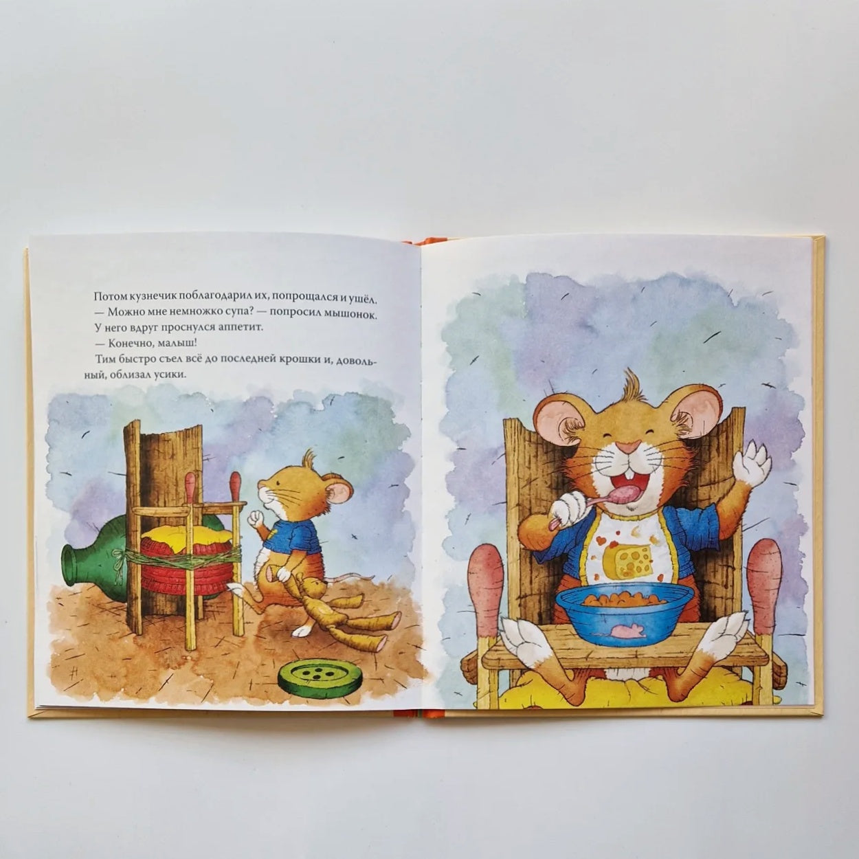 Tim the mouse doesn't want to eat