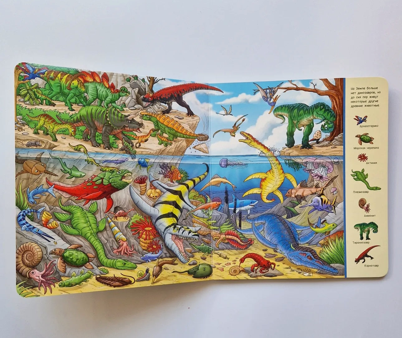 Dinosaurs. Find and show