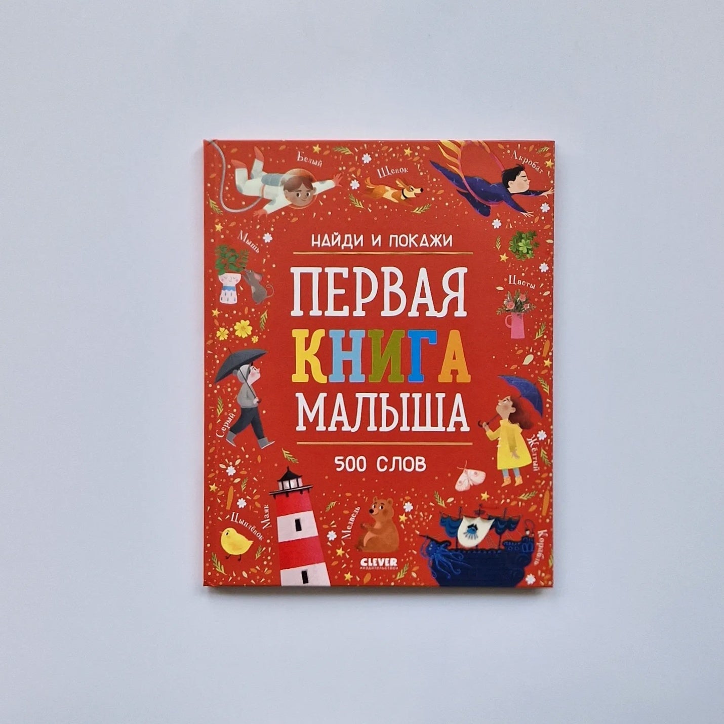 Первая книга малыша. Найди и покажи. 500 слов