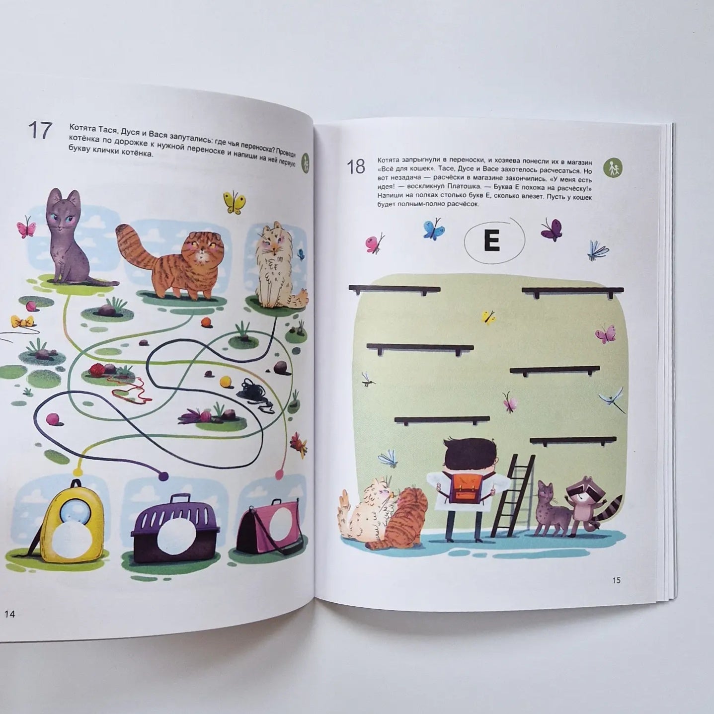 Learning to read with cats. A workbook with developmental tasks