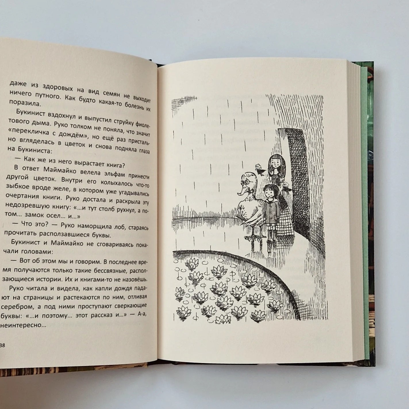 "Книжная лавка под дождем"