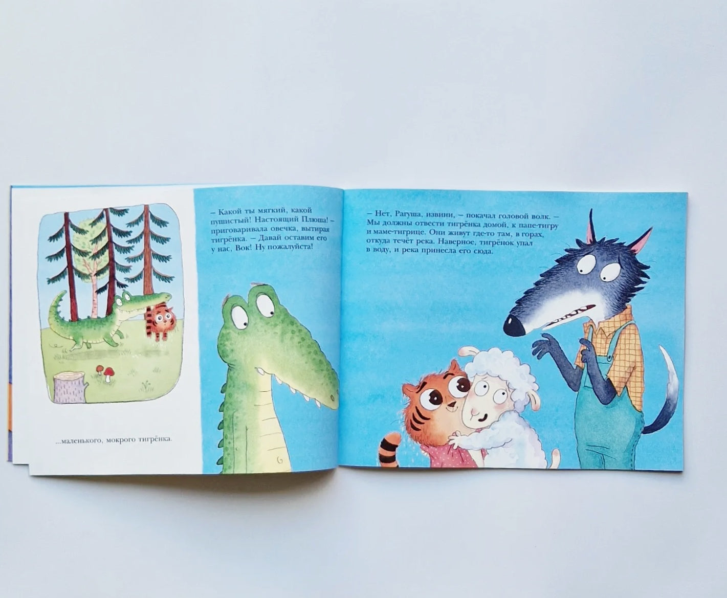 Как овечка поверила тигренку