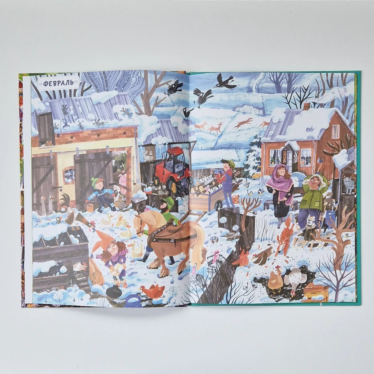 Год в деревне. Найди и покажи