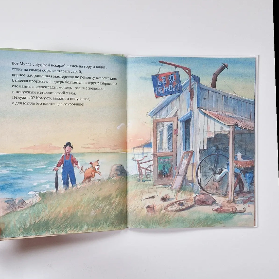 Mulle Meck makes an airplane