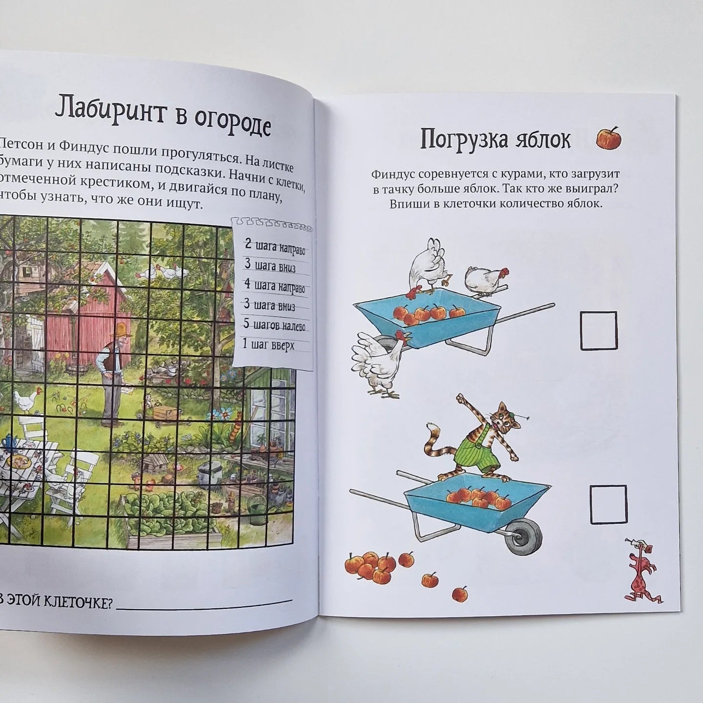 Головоломки от Петсона и Финдуса. Числа и формы